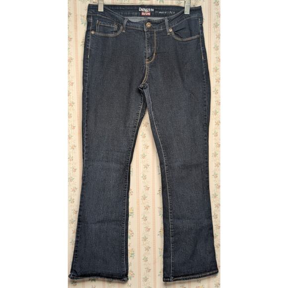 Denizen Levi's Jeans WOMENS 12M Modern Bootcut Mid Rise Denim Dark Wash Stretch - Picture 1 of 6